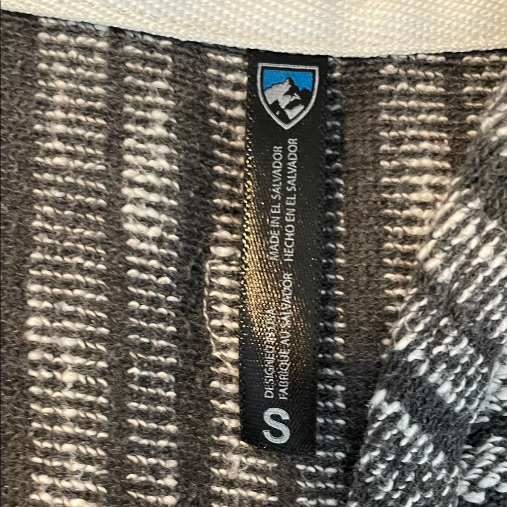 Kuhl Open-Front Women's Cardigan Olive & White - Picture 6 of 10